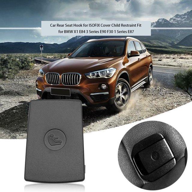 Labymos Car Rear Seat Hook for ISOFIX Cover Child Restraint Fit for BMW X1 E84