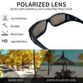 thumbnail image 4 of Joopin Over Glasses Sunglasses, Wrap Around Polarized Sunglasses, 4 of 7