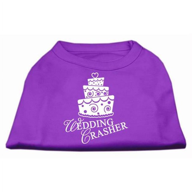 Chemise de Mariage Imprimé Sérigraphie Violet XXXL (20)