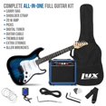 thumbnail image 3 of LyxPro Beginner 39” Electric Guitar & Electric Guitar Accessories, Blue, 3 of 7