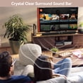 thumbnail image 4 of MotorGenic 2-in-1 Detachable Sound Bar with Wireless Subwoofer & Bluetooth 5.0, 6 Drivers Immersive Home Theater System for TV, Movies, Music, 4 of 10
