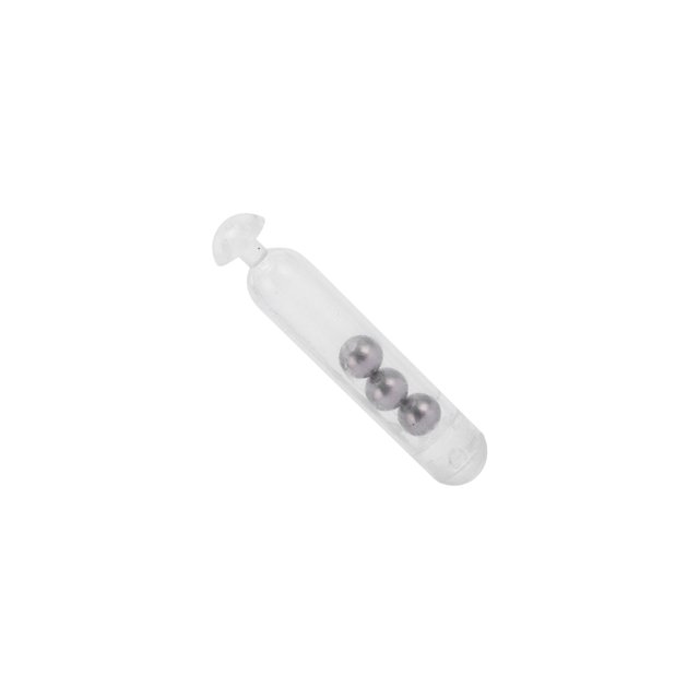 Fishing Soft Lure Glass Rattles Insert Tube, Rattles Shake Attract Fly Tie Tying Additional Weight Stainless Steel For Baits Making For Soft Baits Transparent White