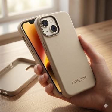OtterBox iPhone 14 & iPhone 13 (Only)  Antimicrobial Case for MagSafe, Brown