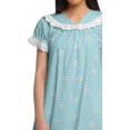 thumbnail image 2 of Moomaya Chemise de Nuit en Coton Imprimée pour Femmes à Manches Courtes, 2 of 5