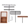 thumbnail image 4 of Jewelry Storage Organizer Stand with Wood Base Jewelry Display Stand Jewelry Holder, 4 of 8