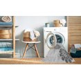 thumbnail image 2 of Ahgly Tapis Rectangulaire Lavable en Machine Intérieur Transitionnel Gris Platine, 5 Pieds x 8 Pieds, 2 of 7