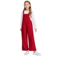 thumbnail image 4 of Combinaison Sans Manches en Molleton pour Filles avec Camisole Intégrée et Poches pour 5 à 14 Ans, pour l'Automne et l'Hiver, 4 of 8