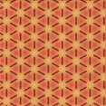 thumbnail image 1 of Ahgly Company Tapis d'Intérieur Lavable à la Machine, Carré, Transitionnel, Rouge Lave, Tapis de Zone, 5 Pieds Carré, 1 of 7