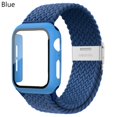 thumbnail image 1 of LEIXIUER Nylon Band for Apple Watch Bands with Case 45mm 41mm, Adjustable Braided Solo Loop with Glass Screen Protector Case ,Soft Wristband Stretch Nylon Elastic Strap for Apple Watch Series 7 45 mm, 1 of 6