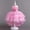 Pink, variant on TopLLC Short Sleeve Round-Neck Dress Children Train Skirt Cake Princess Dress Girl Bowknot Puffy Gown Dress Girl Dress
