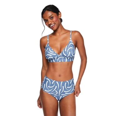 George Women's Printed Triangle Bikini Top