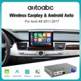 thumbnail image 2 of AUTOABC 2025 New Wireless Android Auto For Audi Car A8 2011-2017Carplay Interface Mirror Link Air Play, 2 of 10