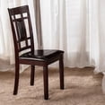 thumbnail image 4 of Cosmic Homes Alexia 7-Piece Classic Wooden Dining Set In PU Upholstery - Espresso, 4 of 6