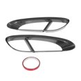 thumbnail image 1 of Air Flow Vent Trim,2pcs Carbon Fiber Fenders Side Fender Cover Side Air Vent Cover Power Packed Performance, 1 of 5