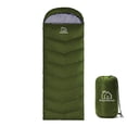 thumbnail image 2 of Friendriver XL Size Upgraded Version of Camping Sleeping Bag 4 Seasons Warm and Cool, Lighter Weight, Adults and Children Can Use Waterproof Camping Bag, Travel and Outdoor Activities (Green, Single), 2 of 4