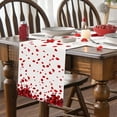 thumbnail image 4 of Valentine's Day Table Flag Linen Printed Decorative Tablecloth for Kitchen Living Room Holiday Party Tea Table 1 pc, 4 of 8