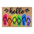 thumbnail image 2 of Front Matt 1PCS Summer Door Mat Hello Door Mat Welcome Door Mats Summer Decorative Doormat Low Profile Front Door Non Slip Indoor Doormat for Home Entrance Outside Entry Yard Floor Rugs Entryway, 2 of 8