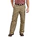 thumbnail image 3 of Dickies Mens Loose Fit Straight Leg Cargo Pants, 40W x 32L, Rinsed Khaki, 3 of 4