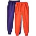 thumbnail image 1 of Pisexur 2PC Womens Sweatpants Solid Color Elastic High Waist Yoga Pants Casual Baggy Drawstring Workout Jogging Pants Oversized Straight Leg Sweatpants Plus Size Sweatpants with Pockets S-3XL, 1 of 2