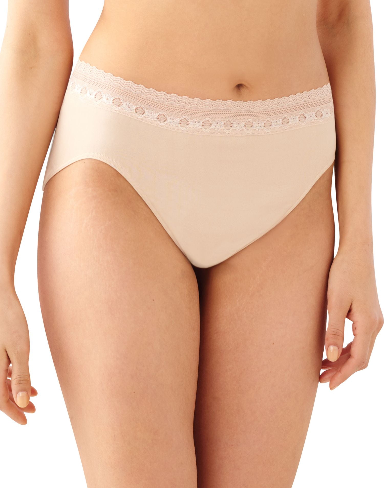 Bali Womens Comfort Revolution Microfiber Seamless Hi Cut Panty - Best-Seller,