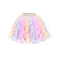 thumbnail image 1 of Girls Skirt Rainbow Layered Ruffle Fluffy Tutu Princess Party Birthday 2-3 Years, 1 of 1