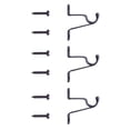 thumbnail image 4 of Mainstays Café Window Curtain Rod 48-84" - Black, 4 of 4