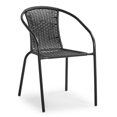 thumbnail image 3 of Mainstays 3 Piece Steel & Wicker Bistro Set, 3 of 7