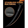 thumbnail image 3 of BLUEWING Filet Knife 1pc Stainless-Steel Blade Boning knife with Non-Slip Handles and Protective Sheath, Size 7in, Orange, 3 of 7