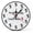 Blanc G, variante sur Amusant de Ne Pas Boire avant 5 Horloge Murale Silencieuse Sans Tic-Tac Ronde Horloge Décorative en Bois pour Maison Bar Bureau Salon