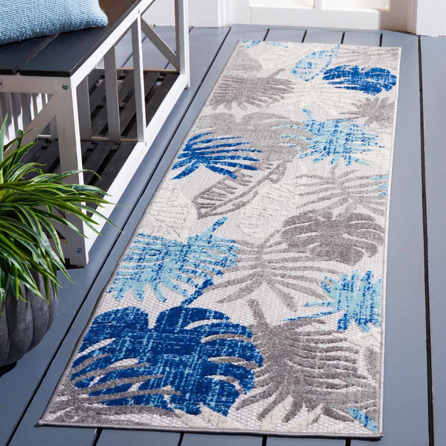 SAFAVIEH Cabana Kuzman Floral Outdoor Area Rug