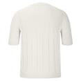 thumbnail image 4 of Gspmoly T-Shirts pour Hommes, Mode Estivale pour Hommes, Chemise Décontractée en Tricot Uni à Manches Courtes et Col Rond, Hauts de Sortie en Liquidation, 4 of 6