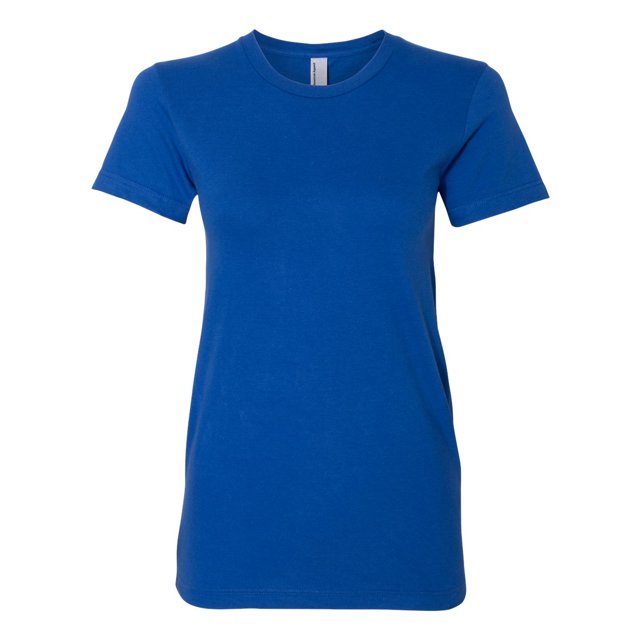 T-shirt en Jersey Fin pour Femmes, TG, Bleu Royal
