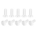 thumbnail image 1 of Unique Bargains M4x12mm Plastic Phillips Machine Screws, PC Flat Head Machine Bolts 10 Pack, 1 of 4