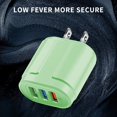 thumbnail image 4 of WIFKLSIIPG 3-port USB Charging Head Macaron Color Matching Charging Head Portable USB Charging Head, 4 of 4