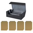 thumbnail image 4 of Bunblic Card Deck Box Can Holds 1200+ Cards Display Premium Sturdy Game Card Storage Black Gray Khaki, 4 of 8