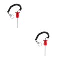 thumbnail image 1 of Dalazy Magnetic Weight Stack Pin with Pull Rope Replacement Parts Red 8x80mm 2Set, 1 of 6
