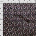 thumbnail image 3 of oneOone Coton Popeline Tissu Noir Jacobée Robe Florale Tissu Tissu Imprimé par la Cour 42 Pouces de Large, 3 of 5