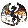 thumbnail image 1 of Acrylic Window Hanging 2D Flat Dragon Themed for Home Decoration, 1 of 5