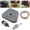 thumbnail image 1 of Air Filter Spark Plug Fuel Filter Kit For Stihl KM90 KM90R KM100 KM100R KM130, 1 of 9
