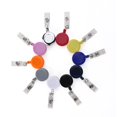 thumbnail image 3 of GOGO 100PCS Solid Color ID Card Badge Holder Reel For Nursing-Dark Blue, 3 of 7