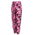 thumbnail image 2 of Xuniizn Camouflage Pants for Women, Multi Pockets Straight Leg Elastic Cuffs Cargo Sweatpants, Lightweight Breathable Soft Comfortable Workout Joggers, 2 of 6