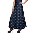 thumbnail image 3 of Moomaya Printed Rayon Skirt Wrap Style Plus Size Skirt Summer Wear Clothing, 3 of 6
