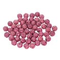 thumbnail image 1 of BUYISI Perles Rondes Scintillantes en Strass, Perles Boule Disco Pavé en Argile Polymère 10 mm Rose Rouge, 1 of 7