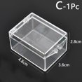 thumbnail image 1 of Clear Plastic Box Rectangular ct Specimen Display Desktop Storage Boxes, 1 of 11