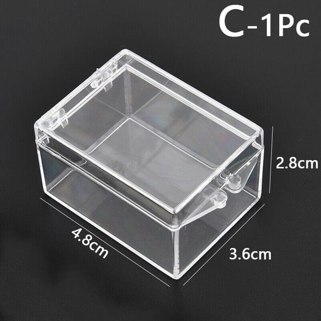 Clear Plastic Box Rectangular ct Specimen Display Desktop Storage Boxes