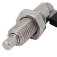 thumbnail image 1 of Langgg 1x Indexing Plungers L Type Stainless Locking Bolts Fine Thread Silver M12-5, 1 of 8