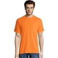 thumbnail image 1 of Hanes Mens X-Temp FreshIQ Workwear Pocket Tee Value 2-Pack, 2XL, Safety Orange, 1 of 3