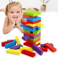 thumbnail image 1 of Timber Tower Wood Block Stacking Game Stacking Board Games Building Blocks, 1 of 4