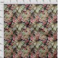 thumbnail image 4 of oneOone Polyester Spandex Pink Fabric Leaves Sewing Craft Projects Fabric Prints By Yard 56 Inch Wide, 4 of 5