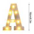 thumbnail image 2 of RXIRUCGD Letters Lights Alphabet Lamp LED Letter Lighting Letter Light Illuminated Letters Night Lights Decoration For Birthday Party Wedding Children’s Room, 2 of 6